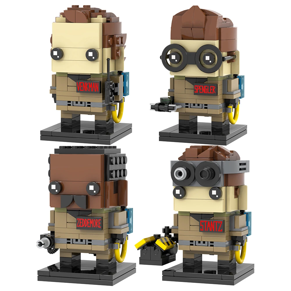 MOC7323-7326 Ghostbusters Peter Venkman Egon Spengler