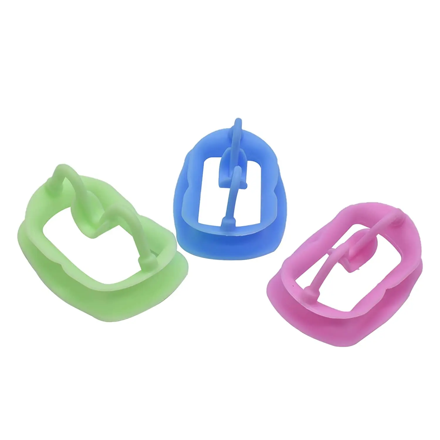 سيلكون أسنان مفتوح الفم O شكل الشفاه Retractor مفتوح الفم الفمية الأسنان الخد Retractor لبيض الأسنان 6