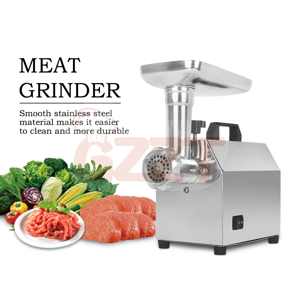 Stainless Steel Locked Powerful Home Kitchen Meat Mincer Slicer Grinder Machine Food Grinder Automatic Electric Meat Grinders - Image 2