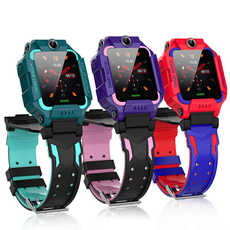 Q19-360 Dual Camera Hot Sale Kids Smart Watch LBS WiFi Positioning 2G SIM  Call SOS Waterproof for Children Safety Baby Watch