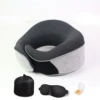 Neck Pillow + Eye Mask + Ear Plugs+Storage Bag