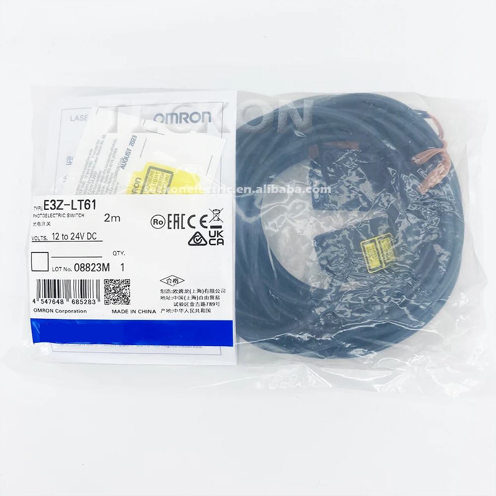 Nuevo Original E3Z-LT61 Sensor Fotoeléctrico Láser con Amplificador Incorporado