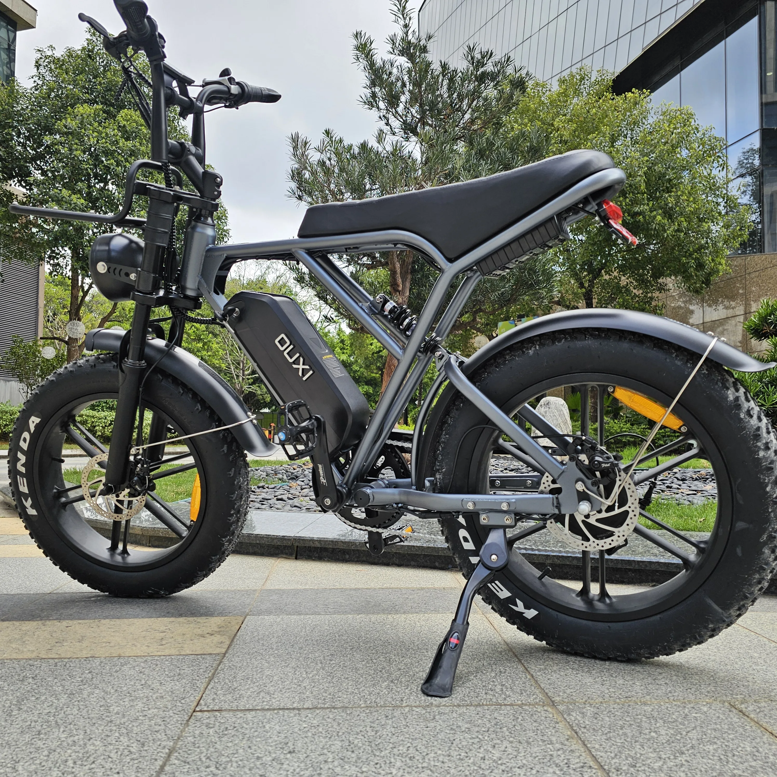 Original OUXI H9 Electric Hybrid Bike 250W-1000W E-Bike With 48V Fat Tire Fatbike Ektrisch