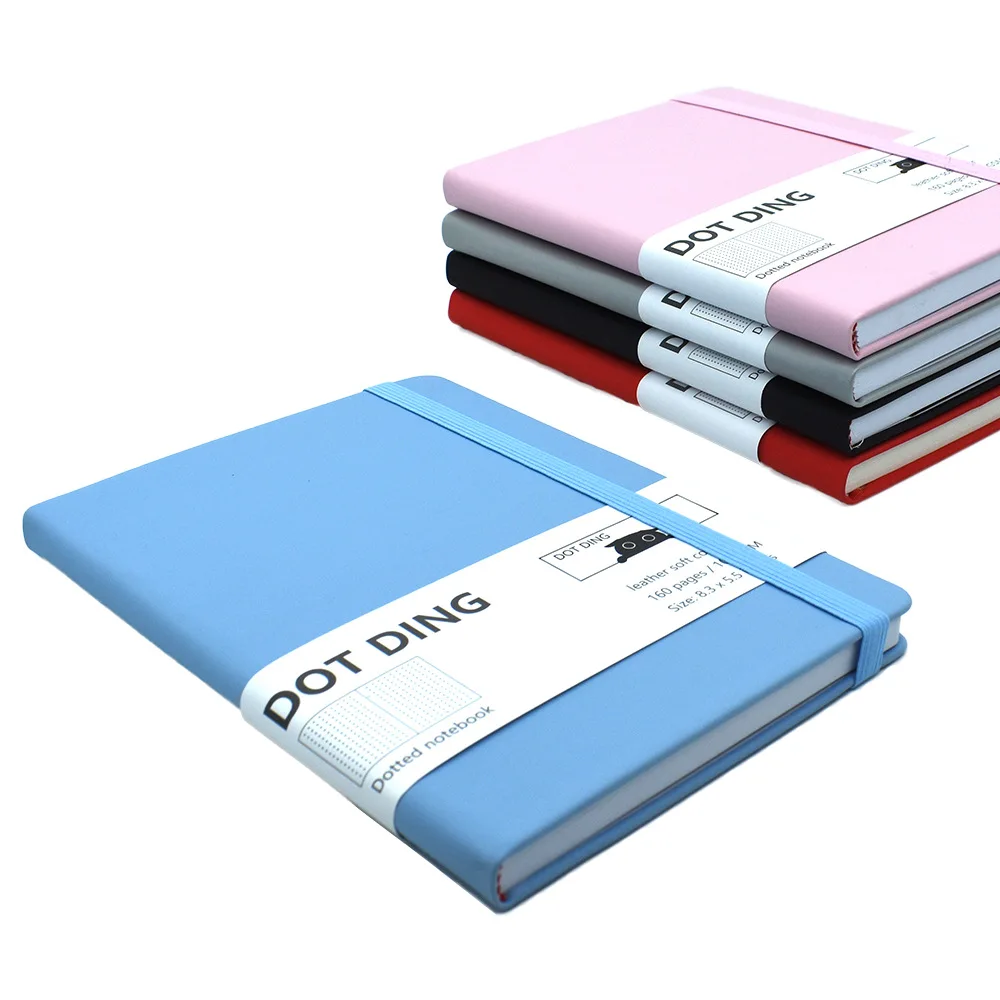 2024 High Quality Custom Logo Meter Dark Blue Pu Leather Korean Printed A4a5 Notebook Diary Printing Magazine