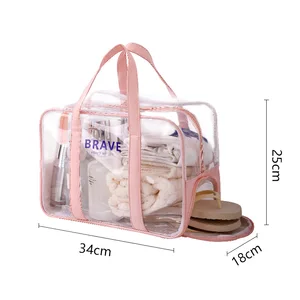 Clear Backpack Heavy Duty PVC Transparent Backpack Large Book Bag for College Work Through Bag for All Occasions