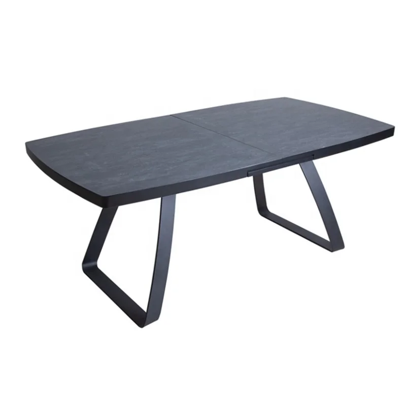 Simple Modern Dining Room Set Expandable 8 Seat Retractable Dining