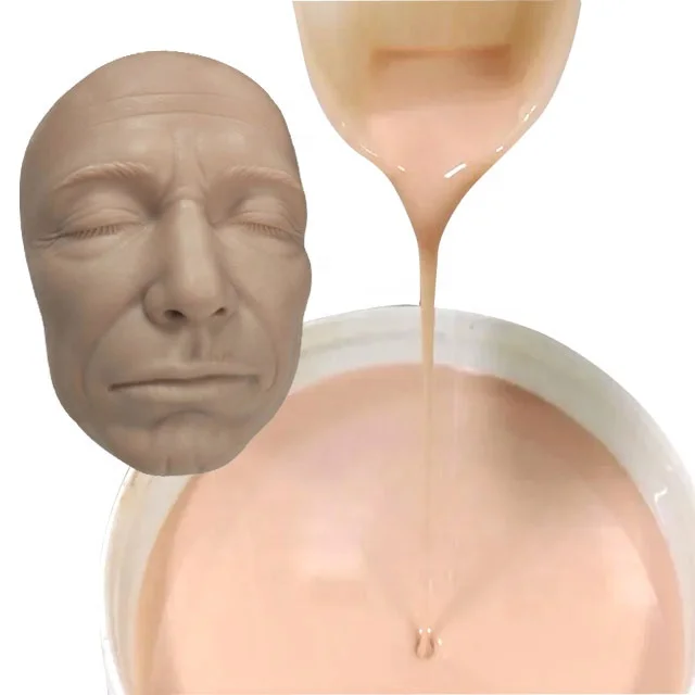 Real Skin Feeling Bio-Robot Face Product Super Soft Platinum Silicone Rubber Liquid Silicone Medical & Food Grade Application