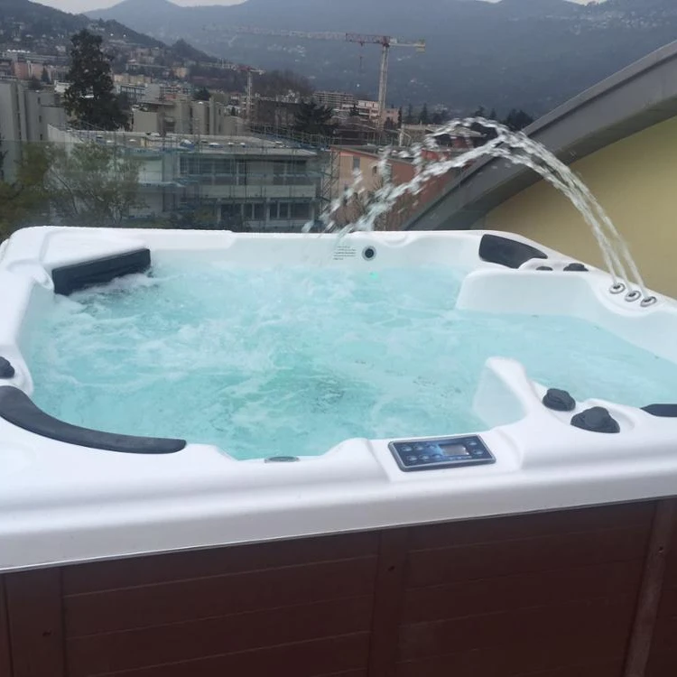 Sunrans 5 персон 101 струй balboa Открытый акриловый спа джакузи ванны гидро горячие ванны