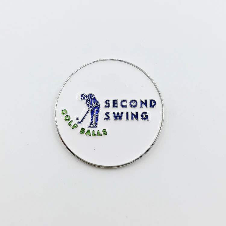 Custom Various Design Metal Ball Markers Golf Accessory With Your Own Logo Magnetic Alphabet Golf Ball Marker manufacture