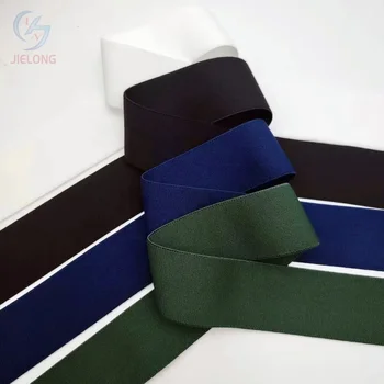 Hot sale wholesale custom polyester 6mm 1/4 inch white black flat sewing elastic band for garment