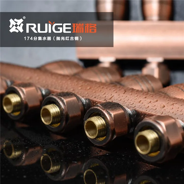 brass water manifold block