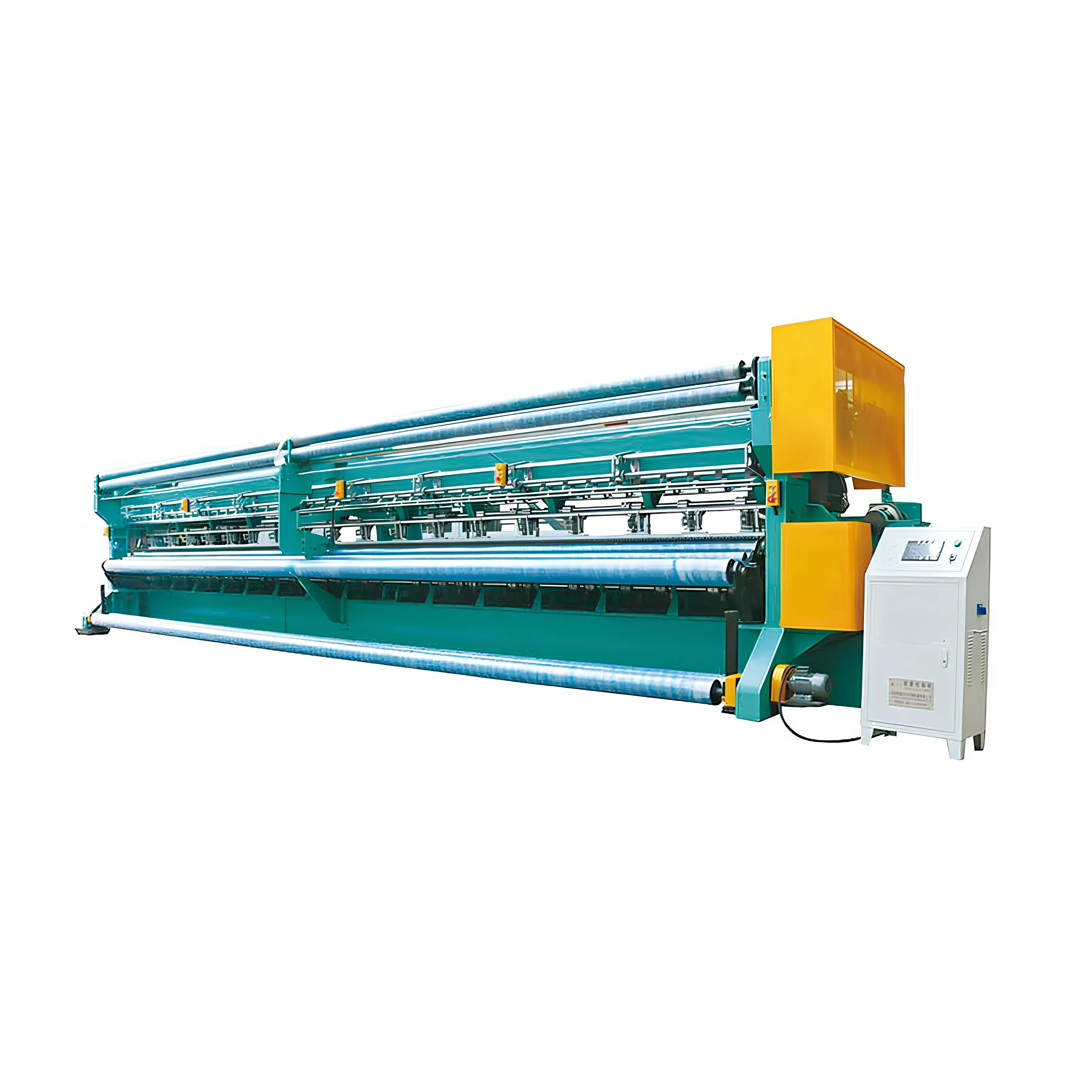 Knotless Net Raschel Warp Knitting Machine Single Needle Bed Shade Net Raschel Warp Knitting Machine