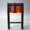 Tent ladder with 2.3-meter-wide steps and iron fittings (orange)