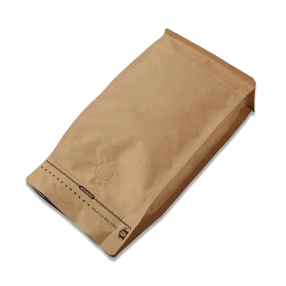 Recommend  250g 500g 1kg Flat Bottom Coffee Pouch Custom Empty Coffee Bags Custom Printed, Coffee Beans Packaging Bags