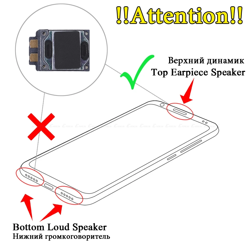 Earpiece Receiver Front Top Ear Speaker 