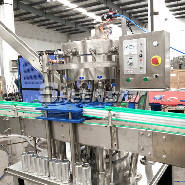 Automatic Tin Can Filling Seaming Packing Aluminum Can Filling Machine Line