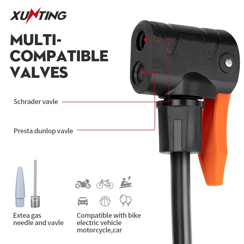 Inflador Piso Bomba Aire Bicicleta Bks 120Psi Ciclis | Éxito