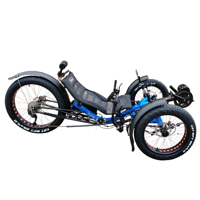 TrikExplor Electric Recumbent Trike - Fat Tire Design, OEM