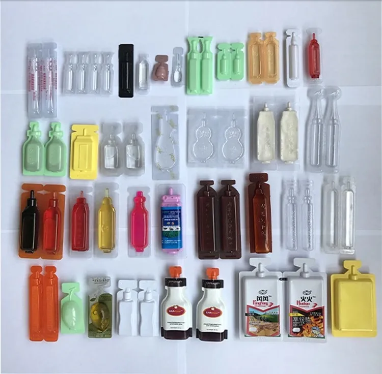 2 сопла автоматическая BFS пластиковая ампула для наполнения жидкости упаковочная машина