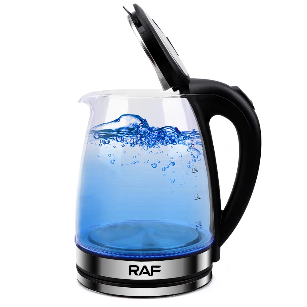 Economical Custom Design Electric Kettle Glass Health Tea Water Kettle Manufacturer 2L 2000W