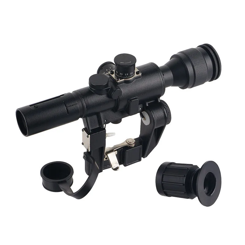 Focuhunter Telescopic Sight 4x26 SVD Dragunov Red Illuminated Tactical ...