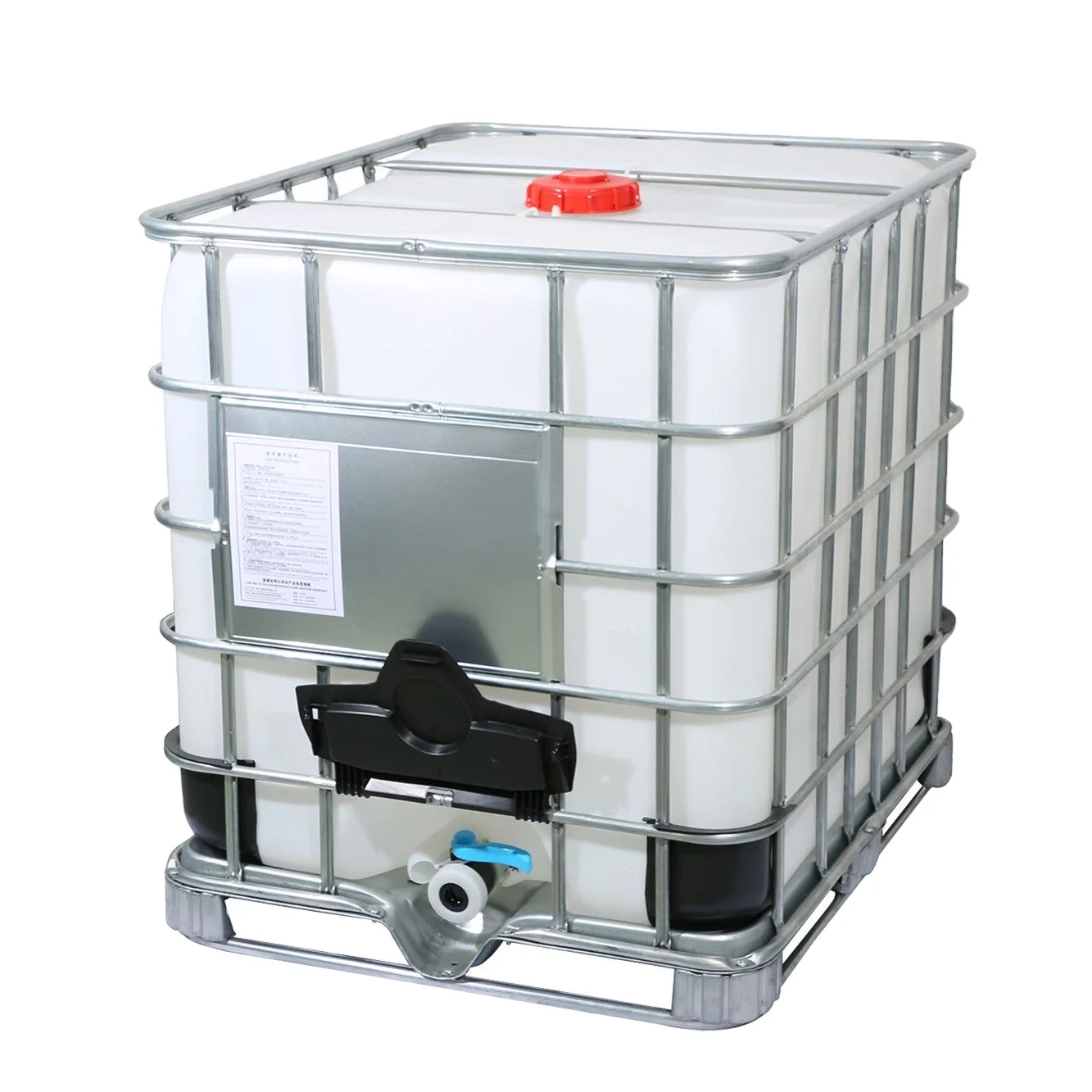 ポリ中古プラスチック製IBCタンクコンテナトート1000lスチールケージ