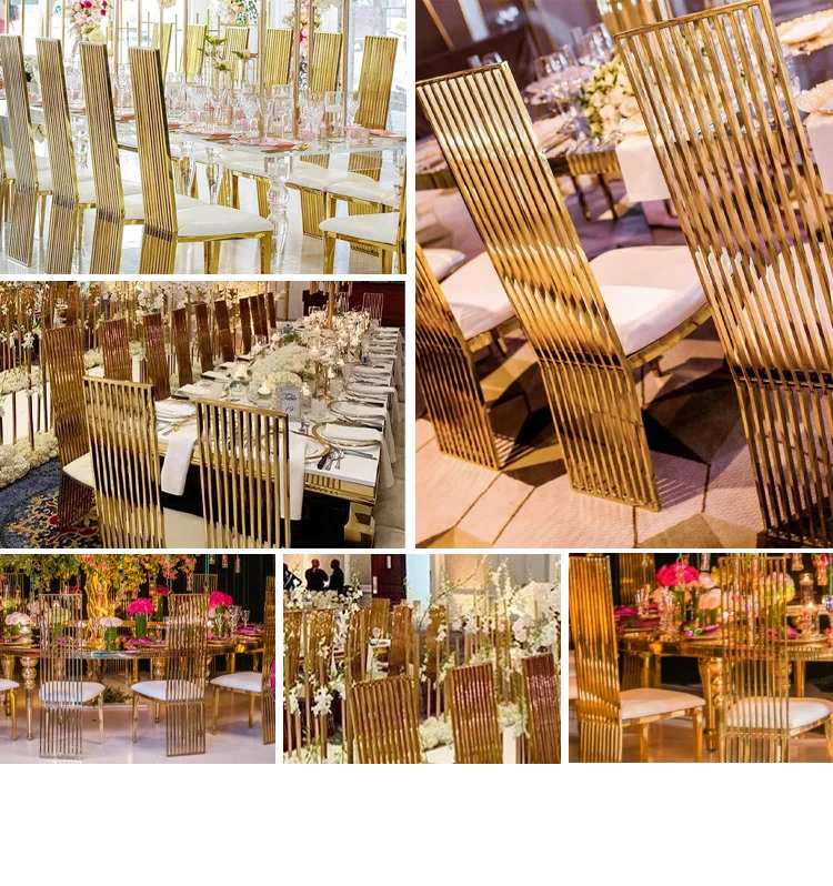 Hot Sale Gold Stainless Steel Wedding Party Chair For Sale Buy Gold