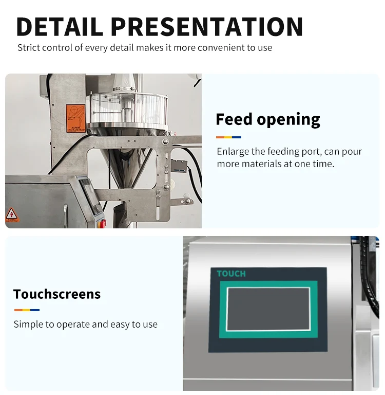 Full Automatic Perfume Sealing Machine Packaging 10 Kg Milk Packing Machinery Detergent Powder Filling factory