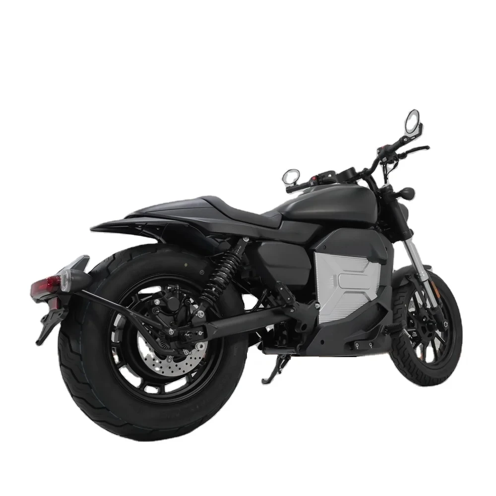 Road Legal EEC COC 16 Inch  Kenda Semi Hot Melt Tire 120KM/H  72v 8000w Adult  Electric Motorcycle