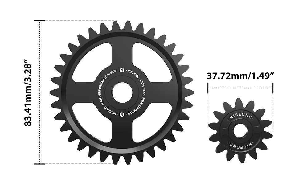 Nicecnc Aluminum Engine Oil Pump Idler Gear Kit For Ktm 250/350 Excf Exc Xcfw 20162021 2022