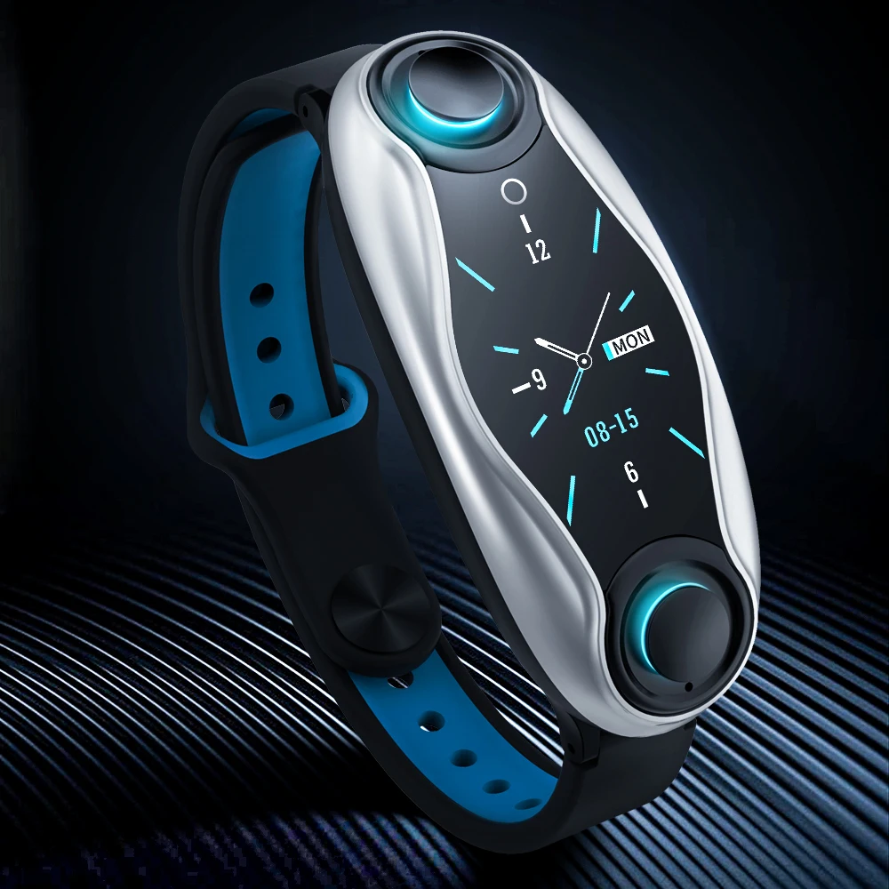 Lemfo smart watch online with earbuds