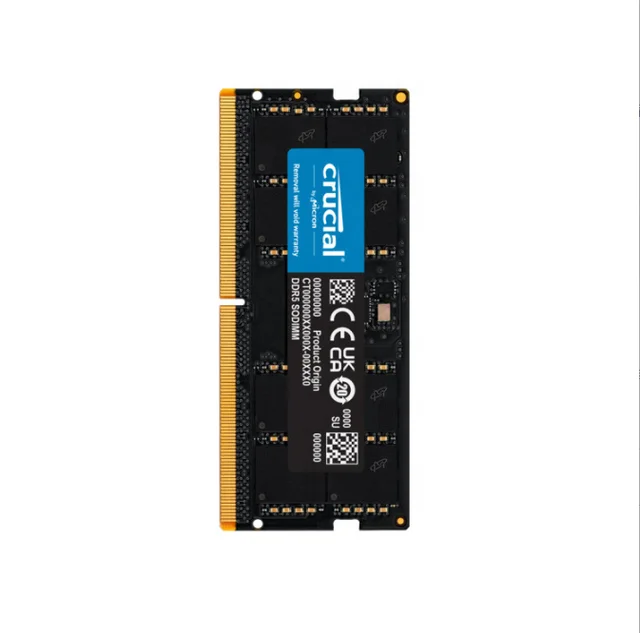 Crucial DDR5 Notebook RAM 16G/32GB SODIMM Laptop Memory 4800MHz/5600MHz 24GB/48GB Memory Original Product in Stock