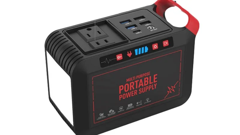 88W Portable Power Bank USB Type-C AC DC Household Power Station New  Condition with Lithium Iron Batteries