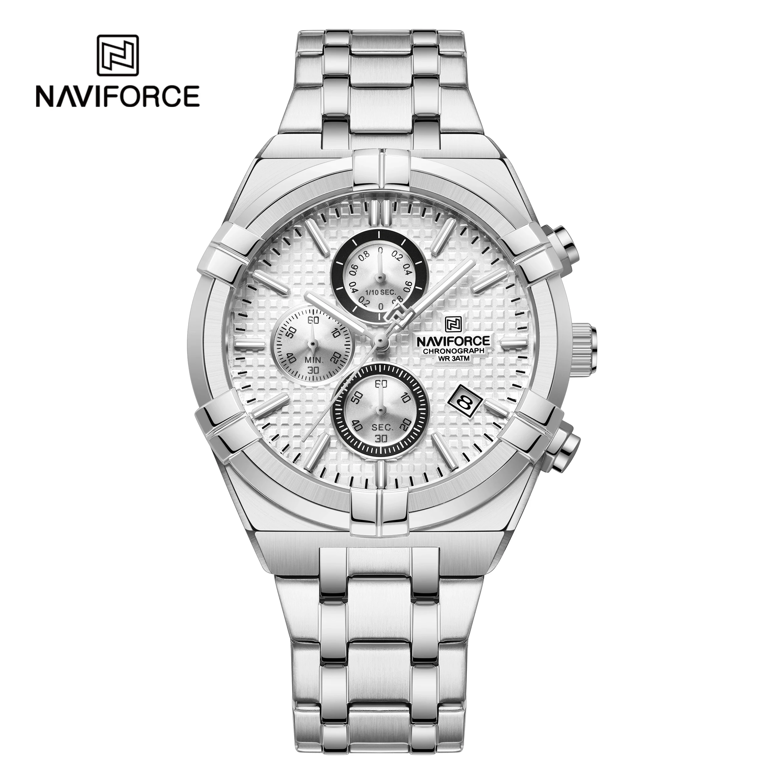 NAVIFORCE 8042 Luxury Men's Wristwatch with Quartz Chronograph