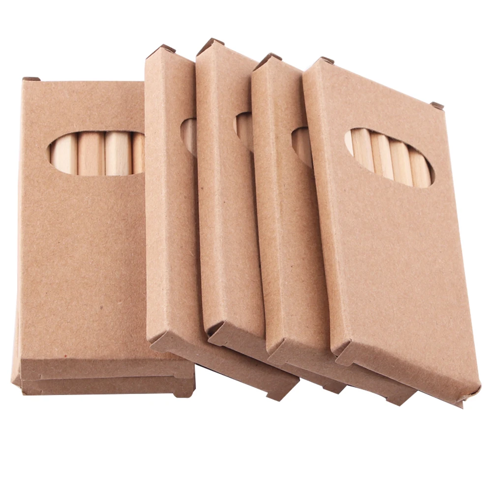 Недорогой цветной мини-карандаш 3 5 дюйма 6 шт. мини карандаш