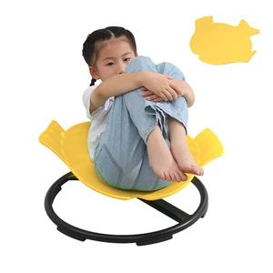 Children Swivel Chair Sensory Toy for Kids Spinning Chair Children's Balance Fish Shape Turntable Sensory Toys for Girls