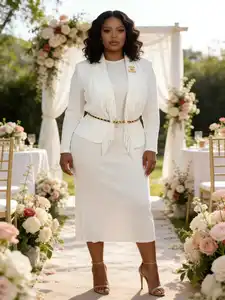 High-quality Women's Pleated Suit with Fringed Top Paired with Mid-length Skirt Miyake's Large-sized Two-piece Set for Wholesale