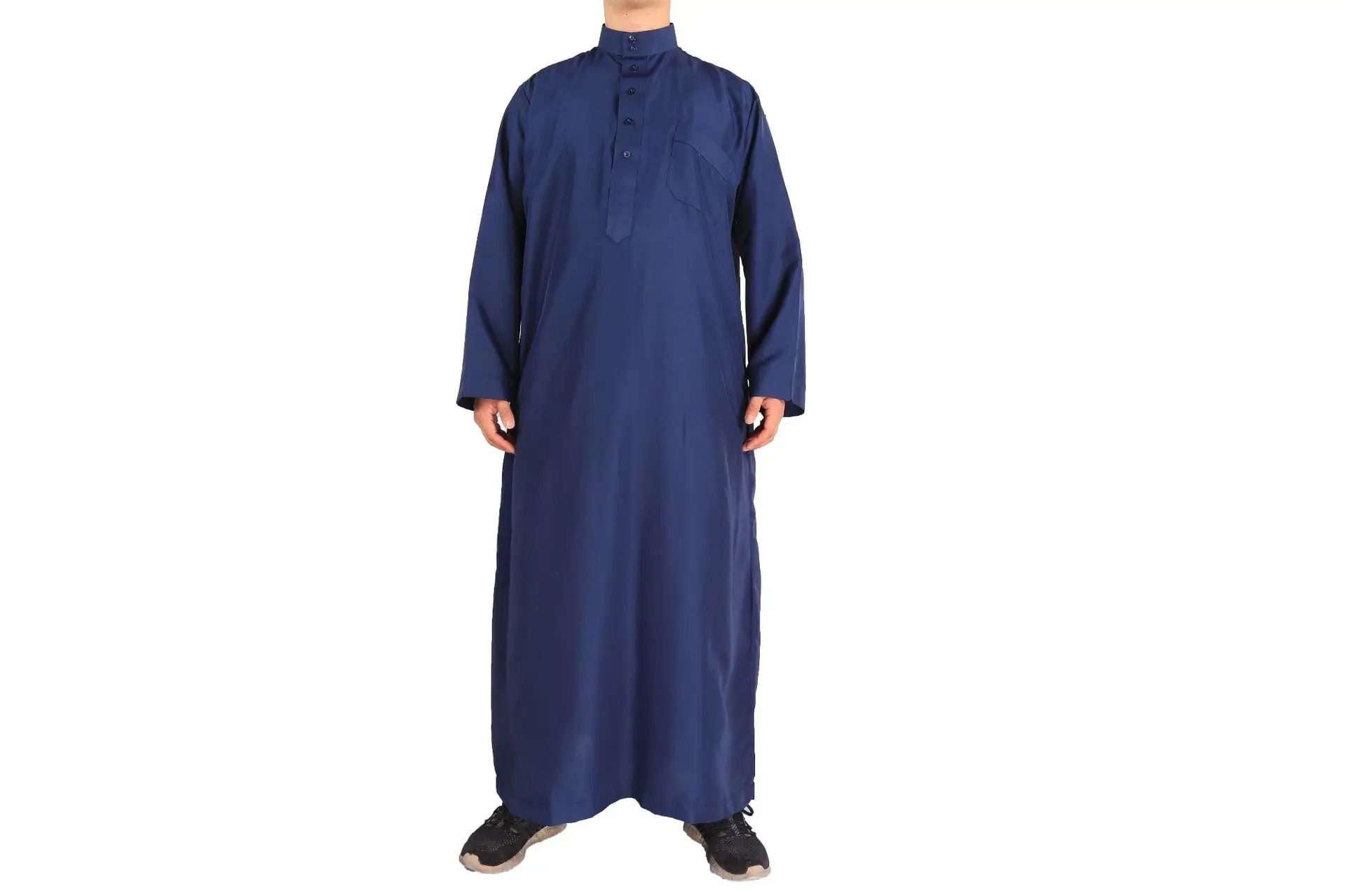 Wholesale Qatar Style Men's Robes Cheap Viscose Islamic Wear Saudi Thobe for Men