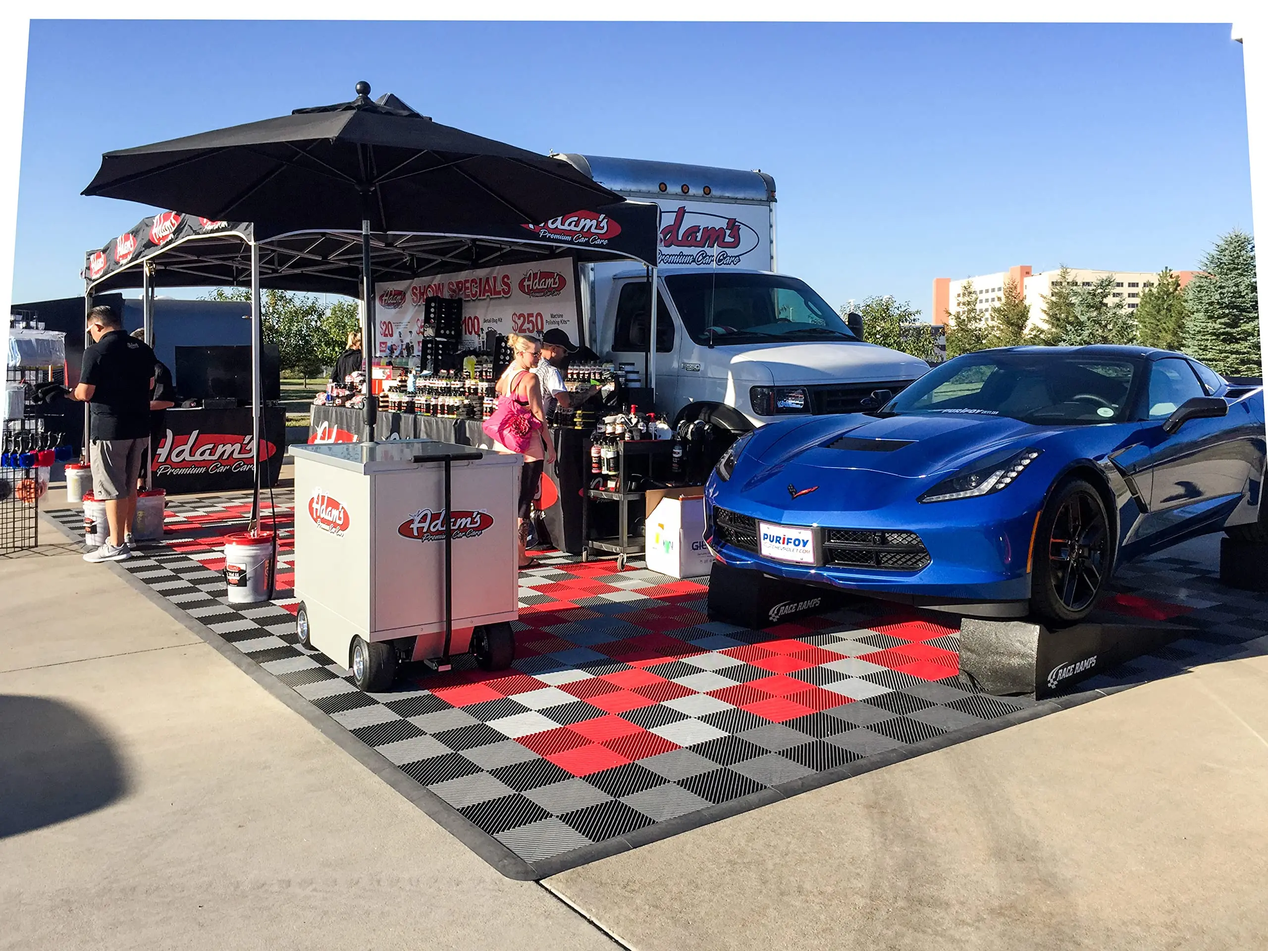 Rigid Modular Colorful Interlocking Garage Floor Tiles Industrial