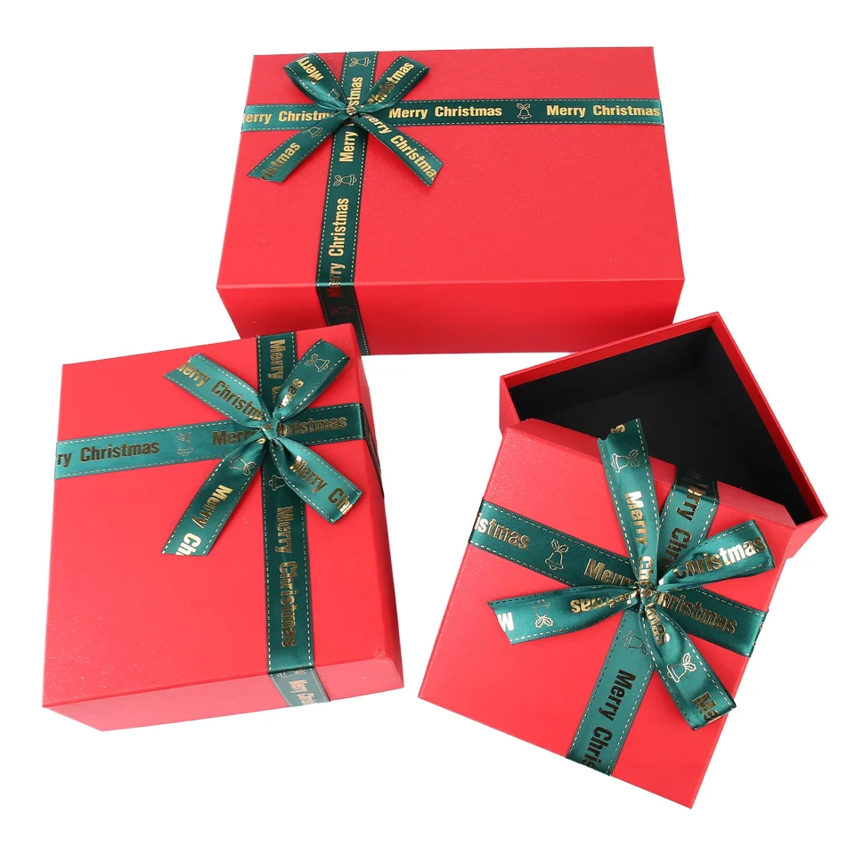 Jinayon Custom Luxury Cardboard Rigid Base And Lid Paper Box Sets Special Embossed Paper Packaging for Gift Box whit Ribbon manufacture