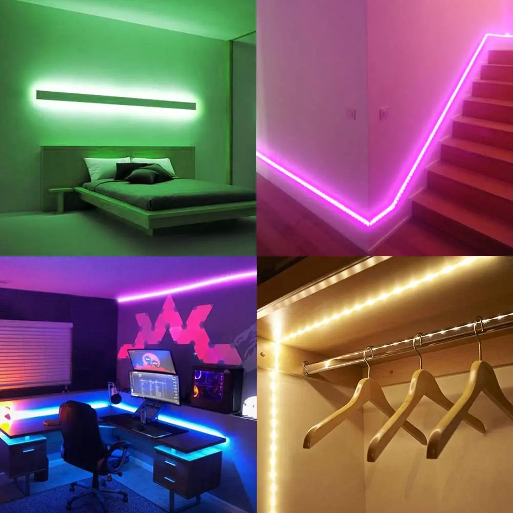 Низкая цена, оптовая продажа, 10 м, 5050 RGB, светодиодные фонари для внутреннего дворика, наружная Водонепроницаемая декоративная световая лента для дома