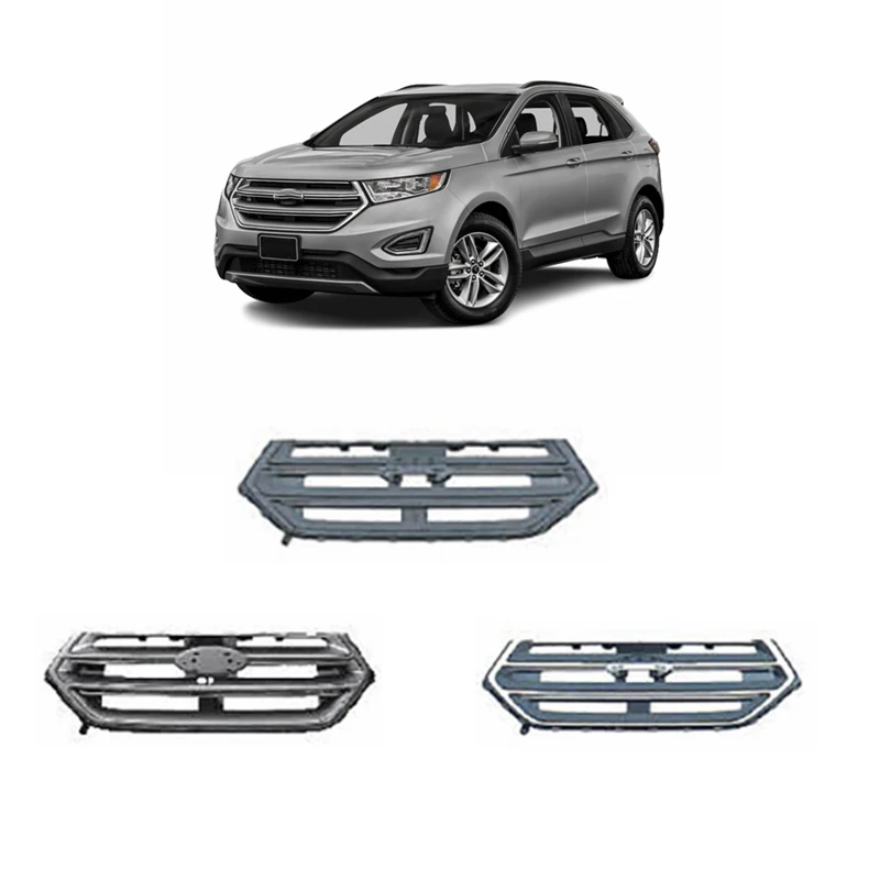 car body front bumper kit replacement aftermarket auto parts upper grille for ford EDGE sport 2015-2018