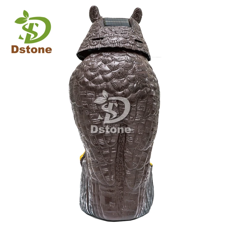 Plastic Solar Owl With Rotating Head For Garden Yard Outdoor Buy