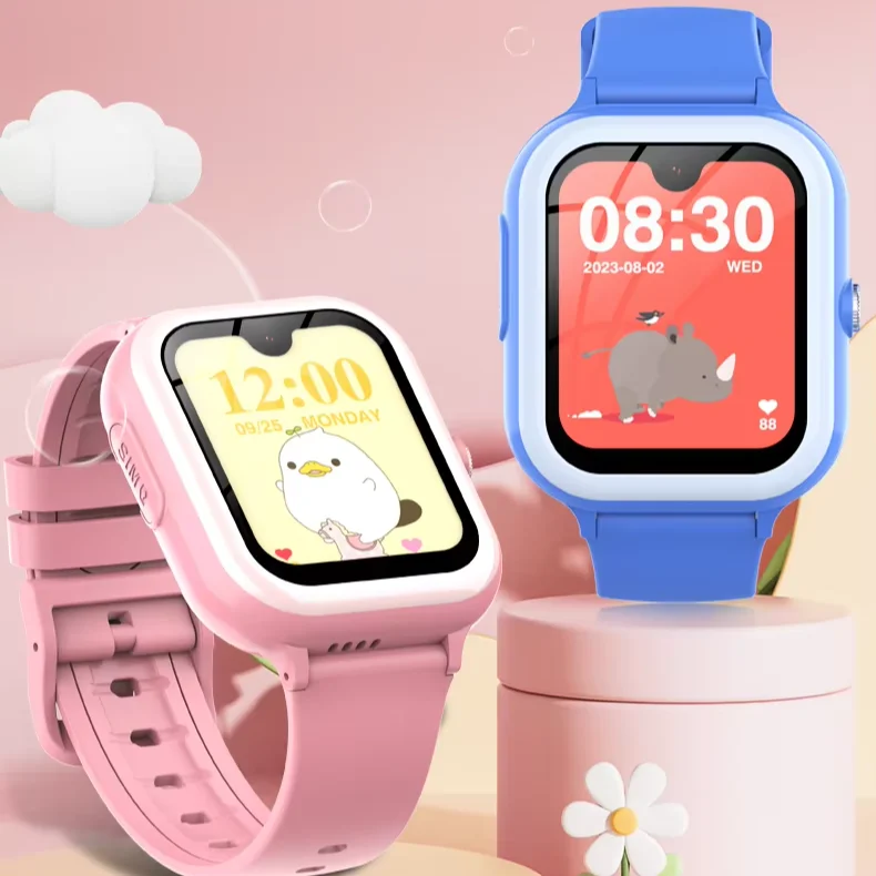 Children's Smartwatch Global Positioning System Children's SOS Call Loss Prevention 4G Smartwatch, Two-way Video Call.