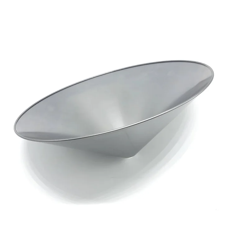 Light Cover OEM Fabrication Deep Drawn Parts Metal Spinning Spun Parts Aluminum Steel Cones Lighting Lampshade