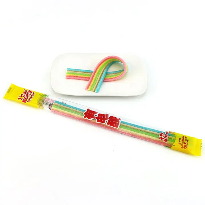 rainbow gummy strip