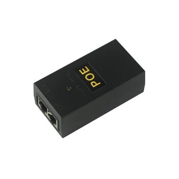 Ethernet with PoE 24v 1a Power Injector 802.3af 2 Lan Port Splitter 12v 802.af 2a 48v 0.5a Poe Adapter