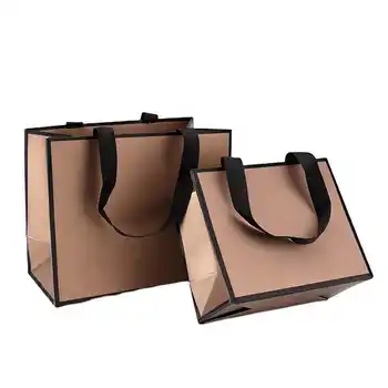 Wholesale Made in China Colorful Fast Delivery Paper Bag With Handle No Plastic Glue Packaging Bag