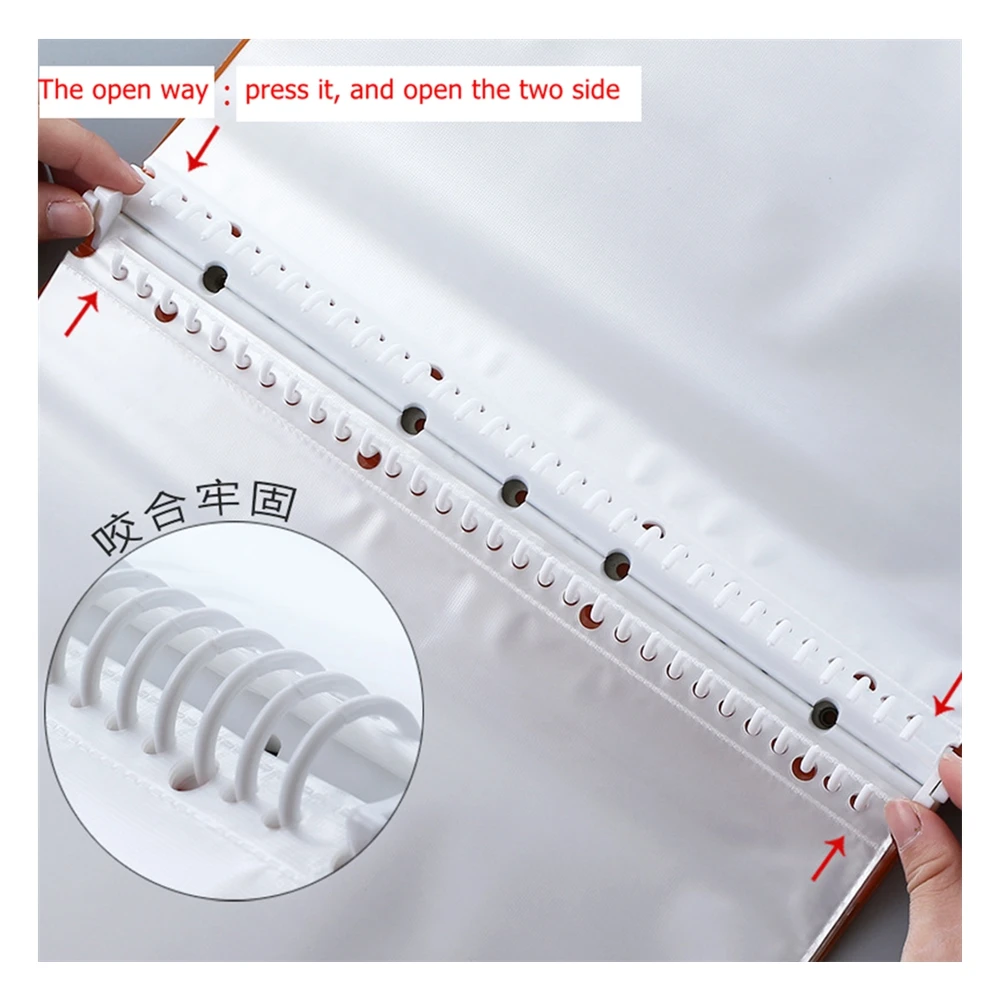30 Holes Ring Binders Display Book,Clip Book Buy Pp Ring Binders