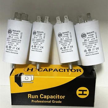 CBB60 Operating capacitor washing machine motor water pump four-plug cylindrical capacitor/run capacitors